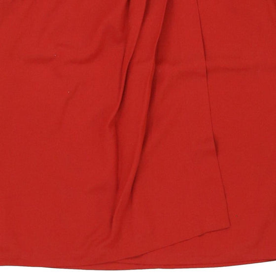 Kenzo Skirt - 29W UK 10 Red Viscose Blend