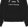 Karl Lagerfeld Spellout Hoodie - Small Black Cotton