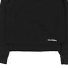 Karl Lagerfeld Spellout Hoodie - Small Black Cotton