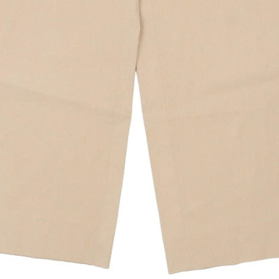 Prada Trousers - 28W UK 8 Beige Cotton