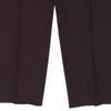 Vintage burgundy Versus By Versace Trousers - mens 39" waist