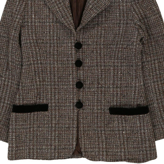 Ungaro Blazer - Small Brown Wool Blend