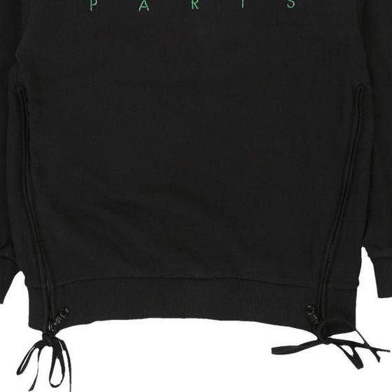 Kenzo Spellout Sweatshirt - Small Black Cotton