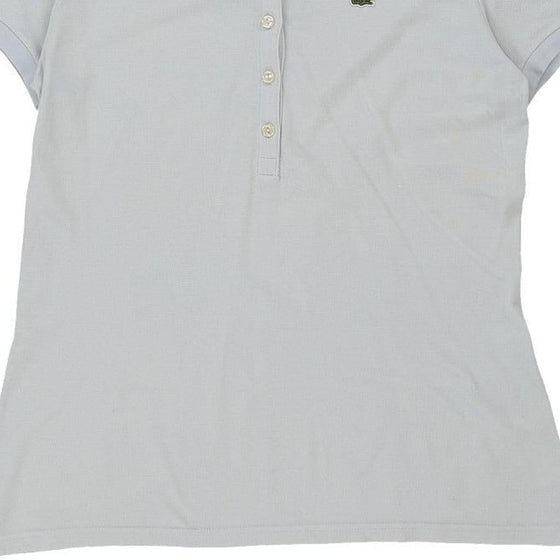 Lacoste Polo Shirt - Small Blue Cotton