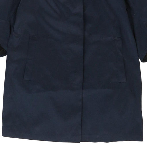 Moncler Trench Coat - XL Navy Polyester