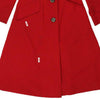 Aquascutum Trench Coat - Small Red Cotton Blend