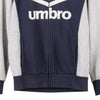 Vintage navy Umbro Zip Up - mens medium