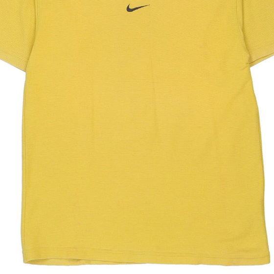 Vintage yellow Nike T-Shirt - mens small