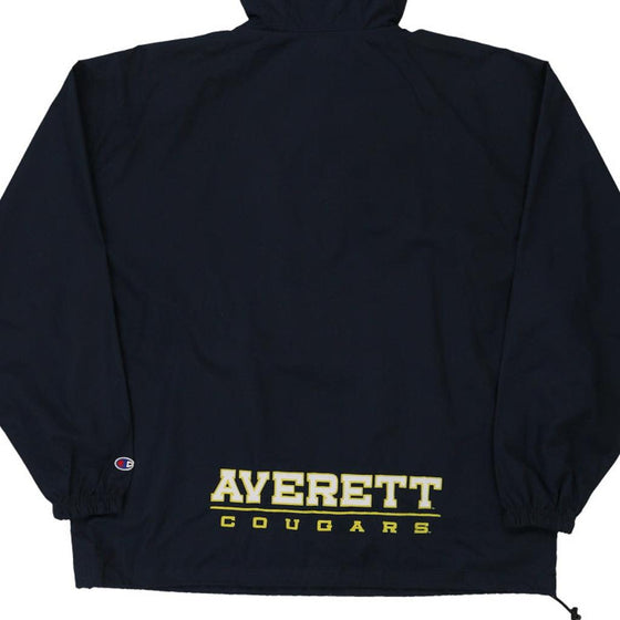 Vintage black Averett Cougars Champion Jacket - mens x-large