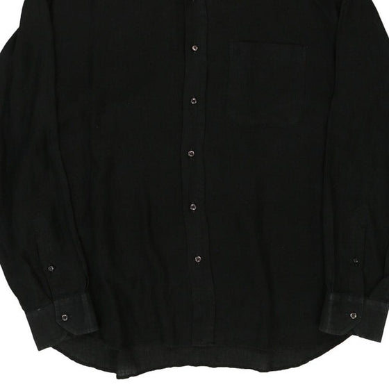 Vintage black Roccobarocco Shirt - mens large