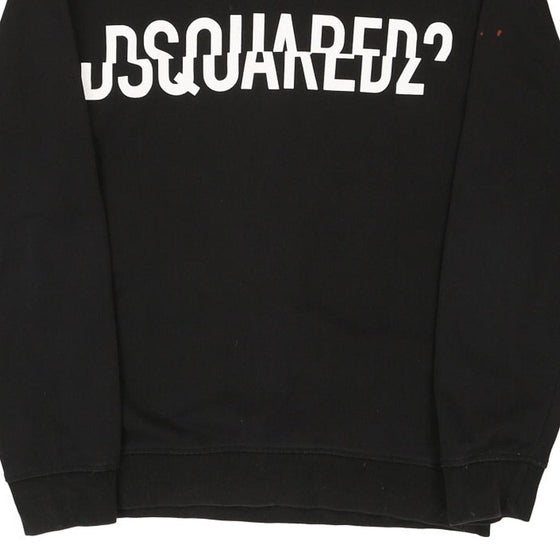 Vintage black Dsquared2 Sweatshirt - mens x-large