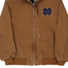 Vintage brown Notre Dame Carhartt Jacket - mens x-large