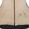 Vintage beige Carhartt Gilet - mens xx-large