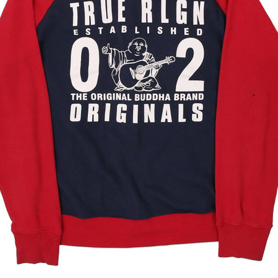 Vintage red True Religion Hoodie - mens x-large