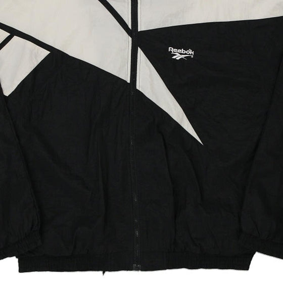 Vintage black & white Reebok Jacket - mens x-large