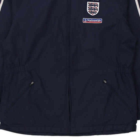 Vintage navy England Football Team 2007-09 Umbro Jacket - mens large