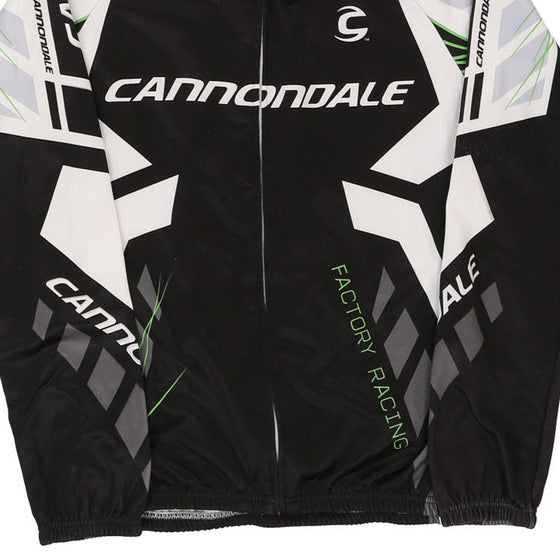 Vintage black Cannondale Zip Up - mens small