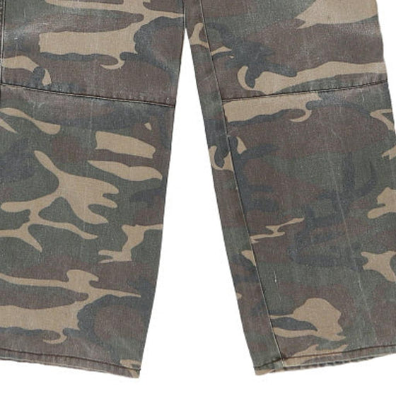 Vintage camo Oxylane Cargo Trousers - mens large