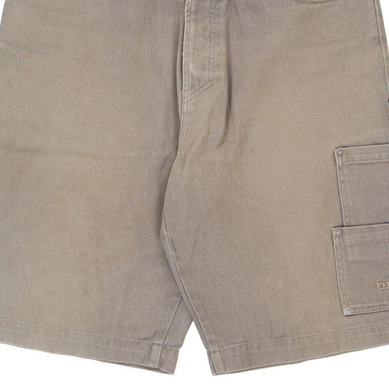 Vintage beige Homeboy Loud Couture Cargo Shorts - mens 34" waist