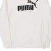 Vintage white Puma Hoodie - mens medium