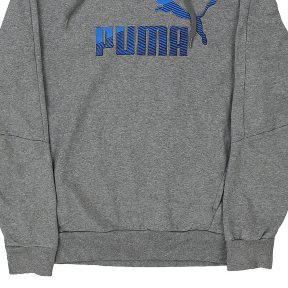 Vintage grey Puma Hoodie - mens large