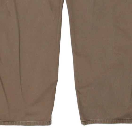 Vintage brown Wrangler Cargo Trousers - mens 34" waist