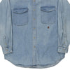 Vintage blue Tommy Hilfiger Denim Shirt - mens large