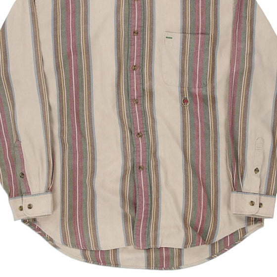 Vintage beige Tommy Hilfiger Shirt - mens x-large