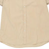 Vintage beige Burberry Brit Short Sleeve Shirt - mens x-large