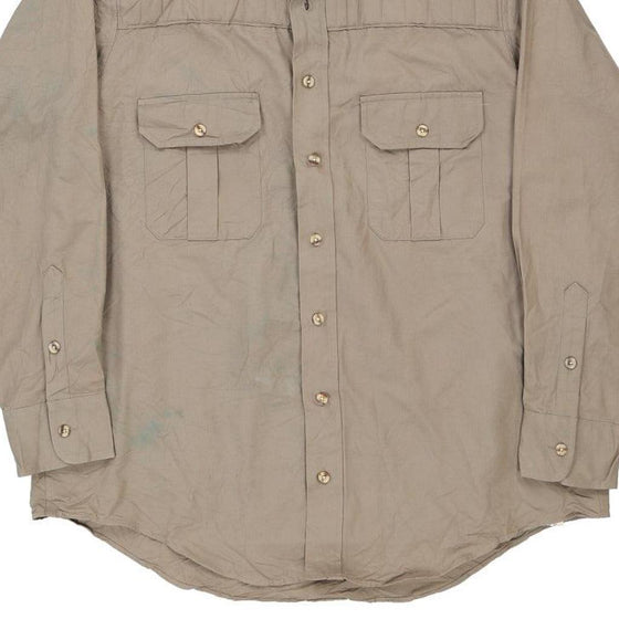 Burberry Shirt - Large Beige Cotton