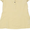 Burberry Brit Polo Shirt - Small Yellow Cotton