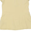 Burberry Brit Polo Shirt - Small Yellow Cotton