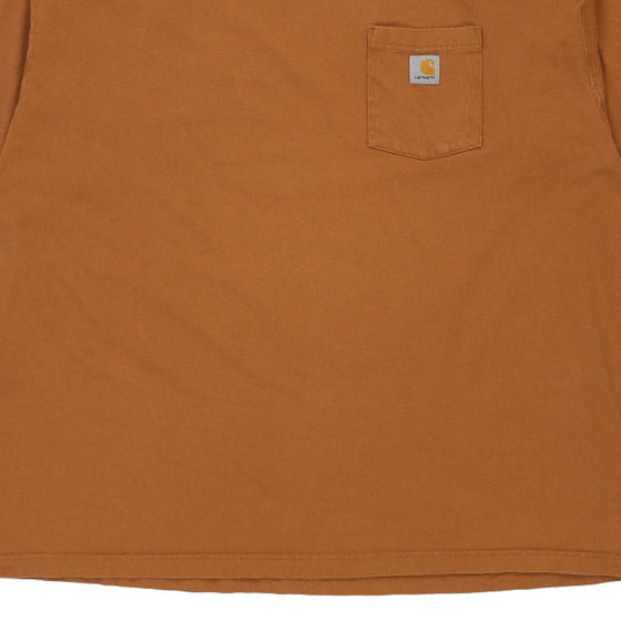 Vintage brown Carhartt T-Shirt - mens xx-large