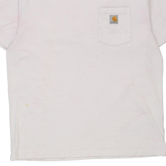 Vintage white Carhartt T-Shirt - mens large