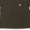 Vintage khaki Carhartt T-Shirt - mens xx-large