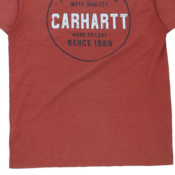 Vintage burgundy Carhartt T-Shirt - mens medium