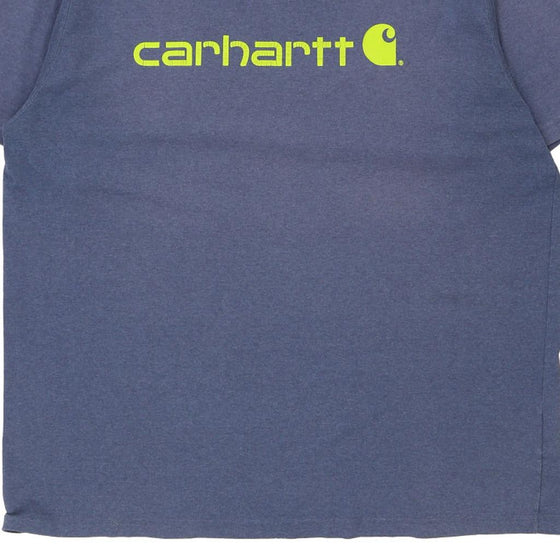 Vintage blue Carhartt T-Shirt - mens xx-large