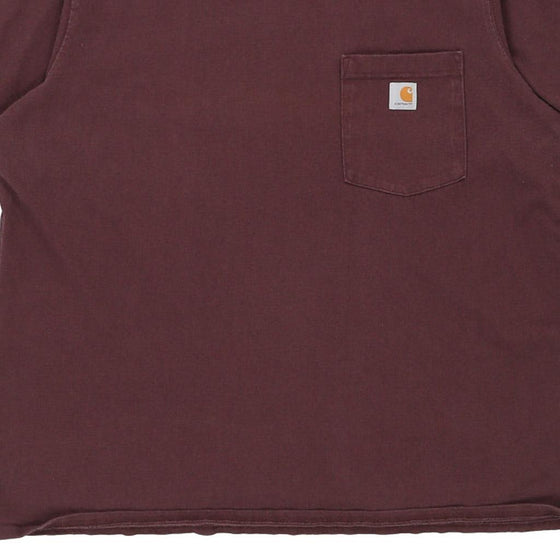 Vintage burgundy Age 14-16 Carhartt T-Shirt - boys x-large