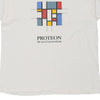 Vintage white Proteon T-Shirt - mens x-large