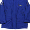 Vintage blue Hayles Racing Printer Jacket - mens xx-large