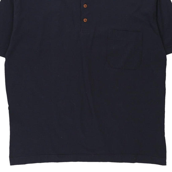 Vintage navy Valentino Polo Shirt - mens xx-large