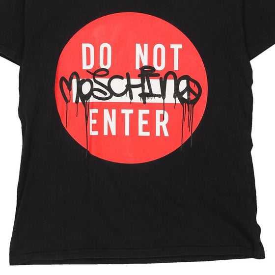 Vintage black Moschino T-Shirt - womens xx-large