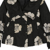 Armani Floral Jacket - Large Black Nylon