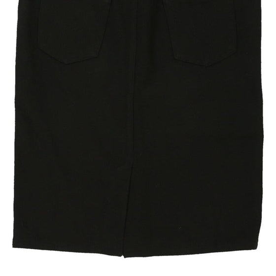 Dolce & Gabbana Pencil Skirt - 38W UK 18 Black Wool Blend