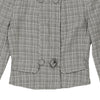 Fendi Checked Jacket - Medium Grey Wool Blend