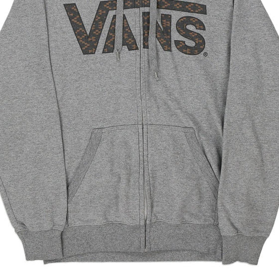 Vintage grey Vans Hoodie - mens x-small