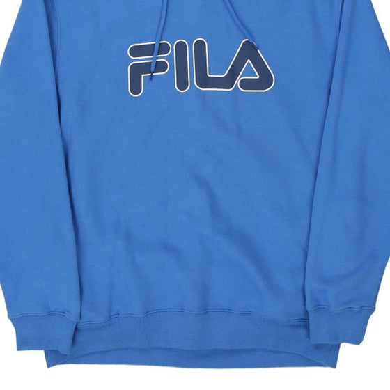 Vintage blue Fila Hoodie - mens large