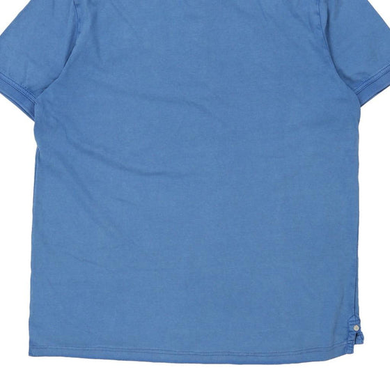 Vintage blue Napapijri Polo Shirt - mens x-large