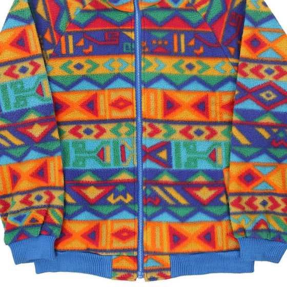 Vintage multicoloured Sequence Fleece - womens x-large