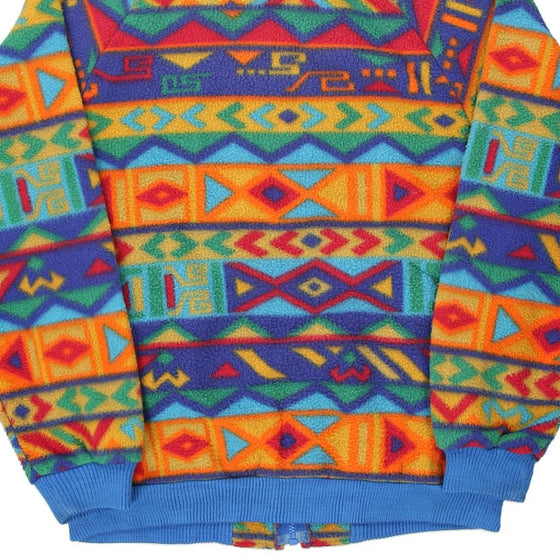 Vintage multicoloured Sequence Fleece - womens x-large